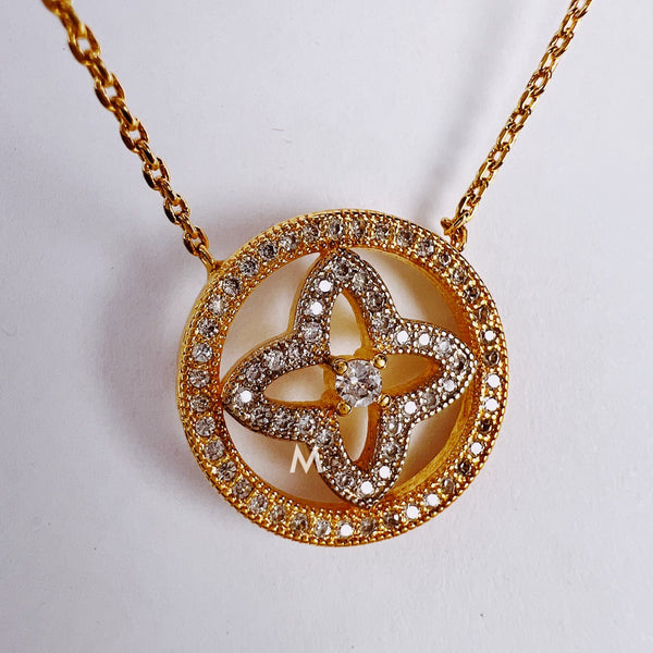 LV Inspired Necklace | 18K Gold Filled
