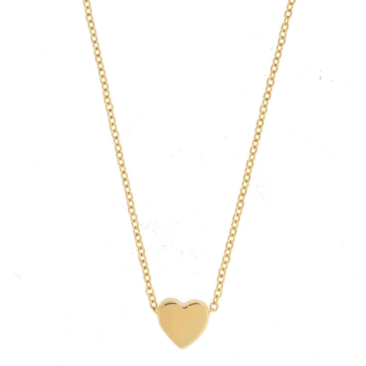 Mini Heart Necklace 18k Gold Plated