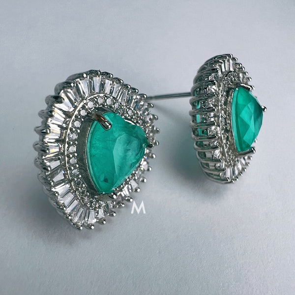 Luxury Colombian Emerald Earrings