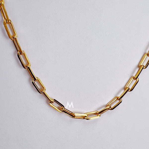 Waterproof Link Necklace | 18K Gold Plated