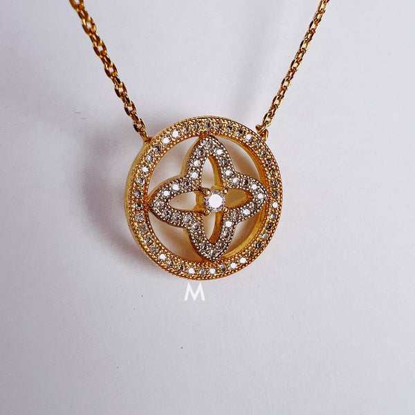 LV Inspired Necklace | 18K Gold Filled