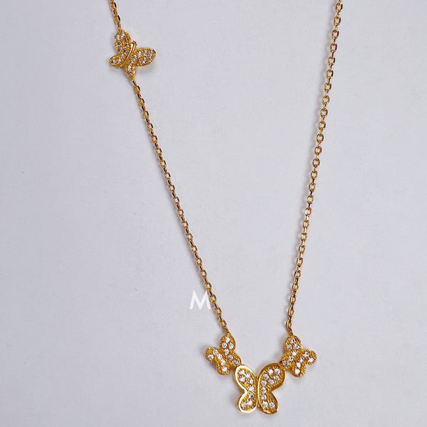 Butterfly Necklace | 18k Gold Filled