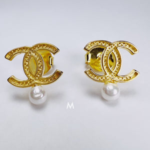 Delicate CC Earrings | 18k Gold Filled