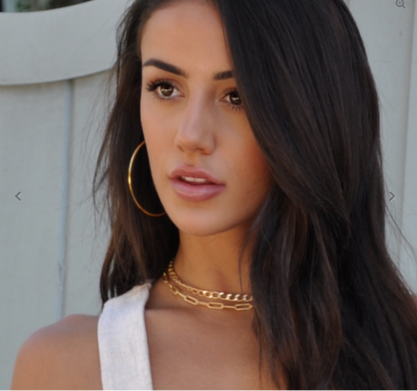 Paper Clip Link Necklace