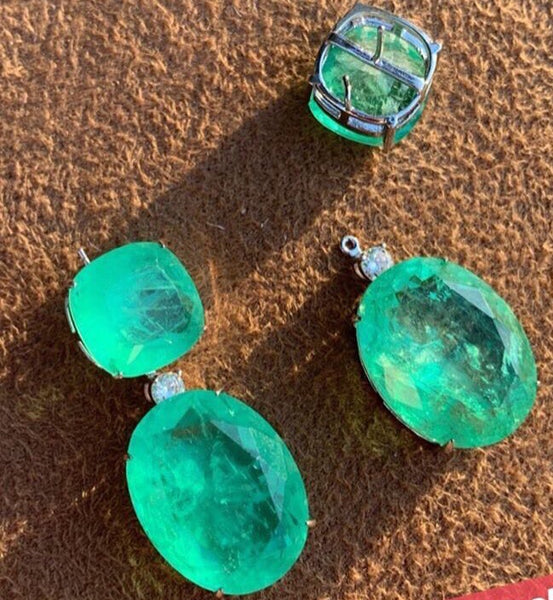 Colombian Emerald Earring - Mila Klein