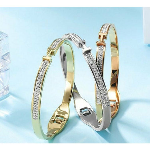 Waterproof H Inspired Bangles 18K Gold Plated
