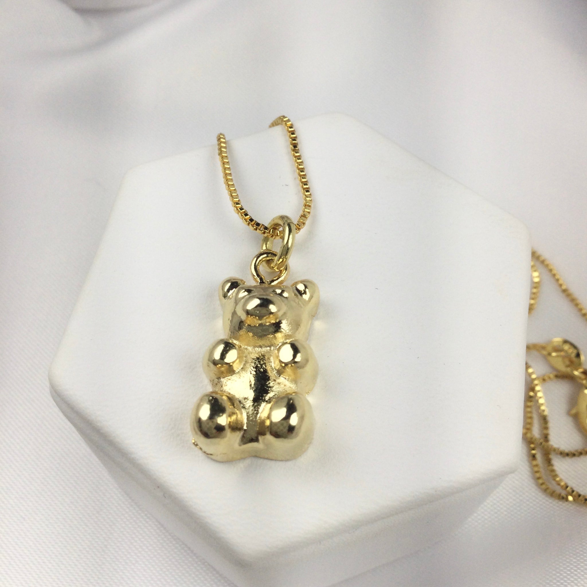 Gummy Bear. Necklace 18k Gold Plated