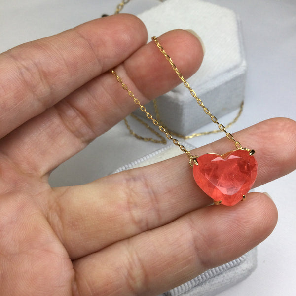 Koral Fusion Stone Necklace 18K Gold Filled