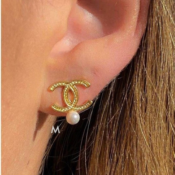 Delicate CC Earrings | 18k Gold Filled