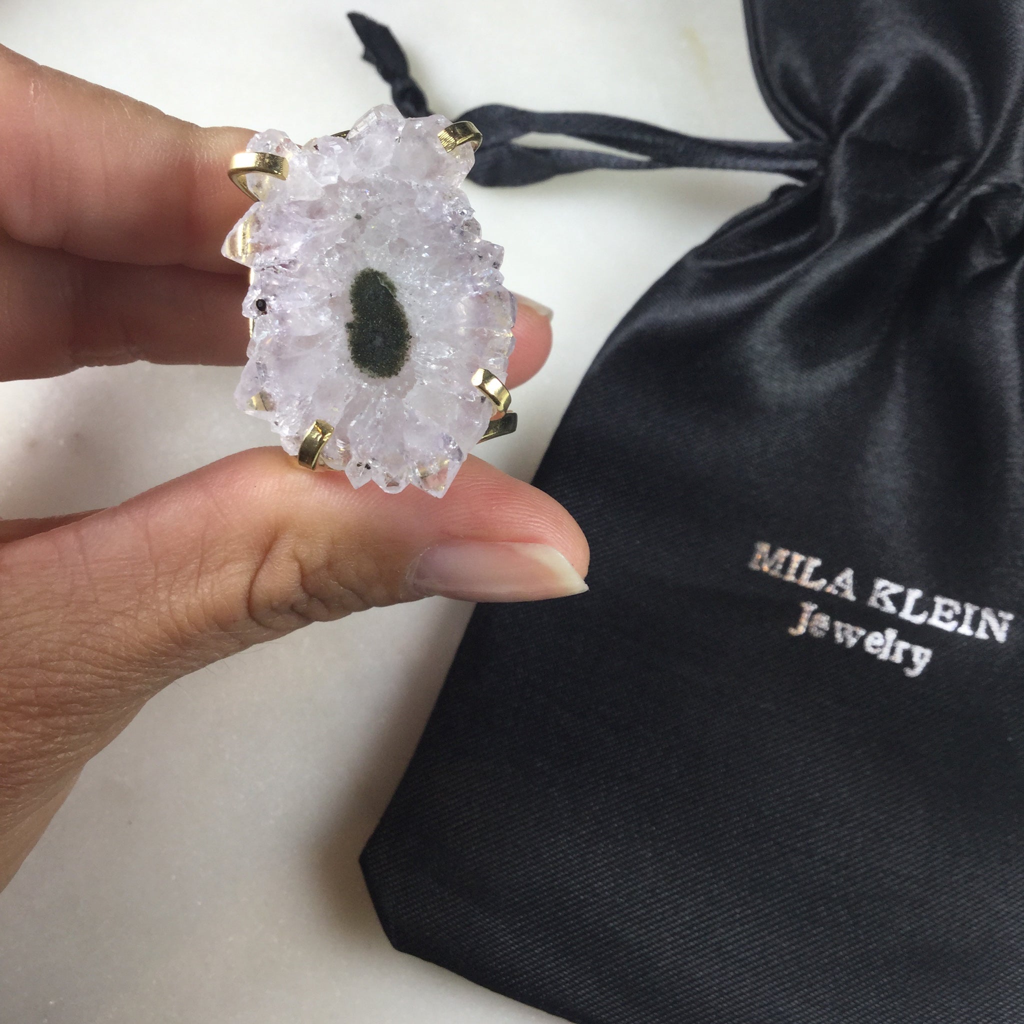 Statement Stalactite 18k Gold Plated Ring Adjustable