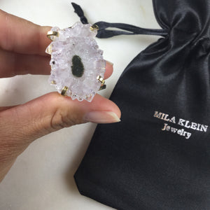 Statement Stalactite 18k Gold Plated Ring Adjustable