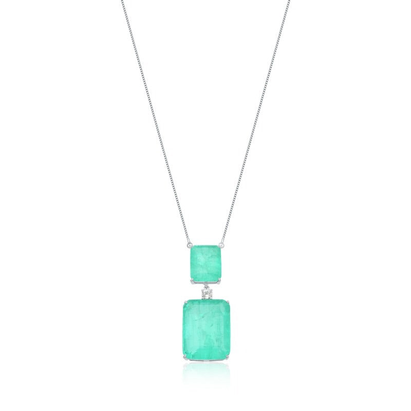 Luxury Necklace Colombian Emerald - Mila Klein