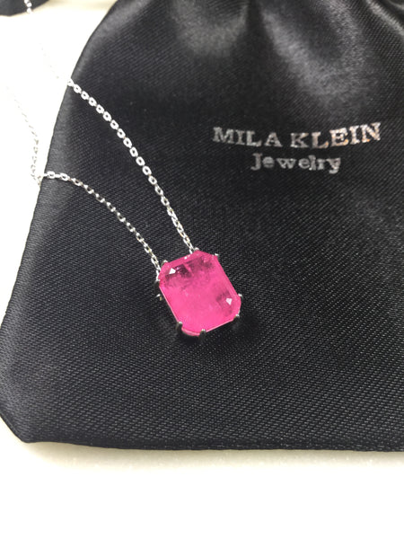 Pink Ruby fusion Necklace
