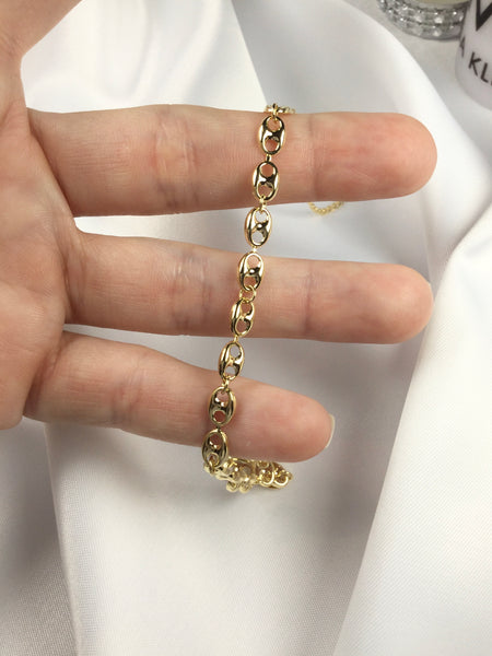 Famous Brand Inspired Bracelet Soda Tab 18k Gold Plated