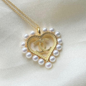 Famous Brand Inspired Heart Necklace | 18k Gold Filled