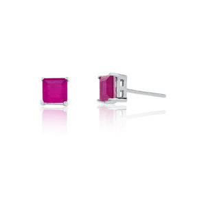 Mini square cherry earring - Mila Klein