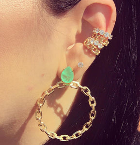 Ear Cuff 18k gold plated inspired - Mila Klein