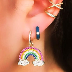 Ear Cuff X 18k Gold Plated