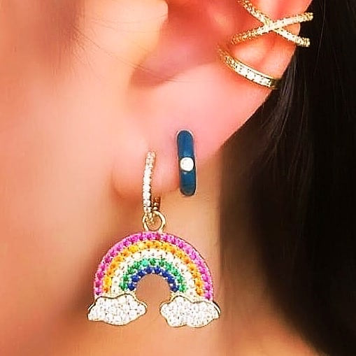 Ear Cuff X 18k Gold Plated